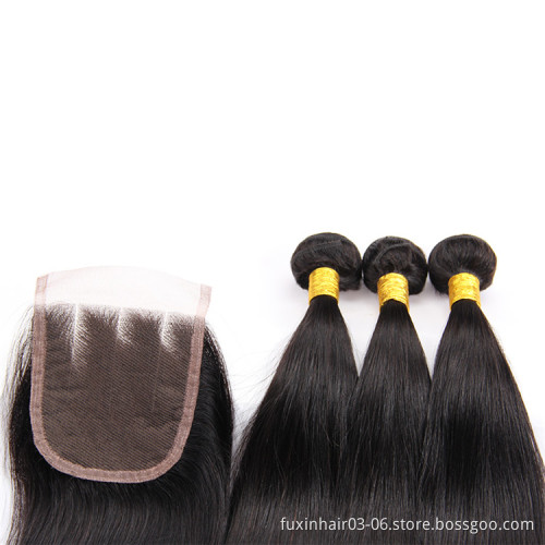 Cheap Hair Product For Black Women Vendor 9A Perruque Natural  Wave Sample 8 Inch Peruvian Hair Bundles With Closure